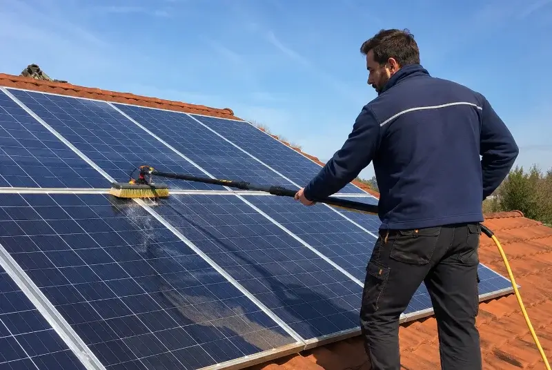Nettoyage et entretien de panneaux solaires à Noyal-sur-Brutz